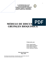 Bioquímica grupal discusión