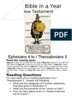 Bible in A Year 28 NT Ephesians 4 To I Thess 5