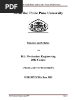 BE Mechanical Syllabus SPPU