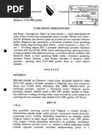 Etnicka Karta Mapa Bosne I Hercegovine Bih Po Opstinama Opcinama Iz 1991 Godine