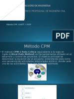 Método CPM, Gantt y Pert Diapo