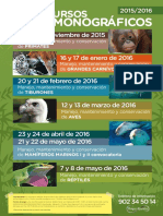 Calendario Cursos Monograficos 2015-16