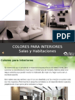 Uso de colores: Colores y decoración de interiores para casas pequeñas