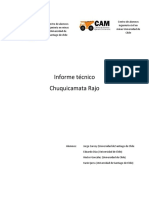 Chuquicamata Rajo Informe Técnico