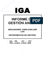 Informe de Gestión Anual (Iga)