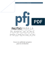 Pautas para Planificacion e Im122plementacion de PFJ