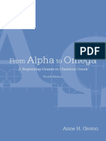 From Alpha To Omega - A Beginning Course in Classical Greek PDF