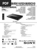 Service Manual: UBP-X800 / UBP-UX80/ UBP-X1000ES | PDF | Hdmi