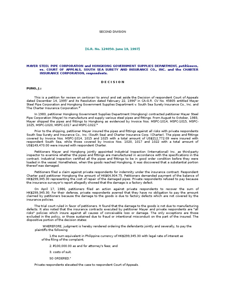 Vs. Court of Appeals, South Sea Surety and Insurance Co., Inc. and The