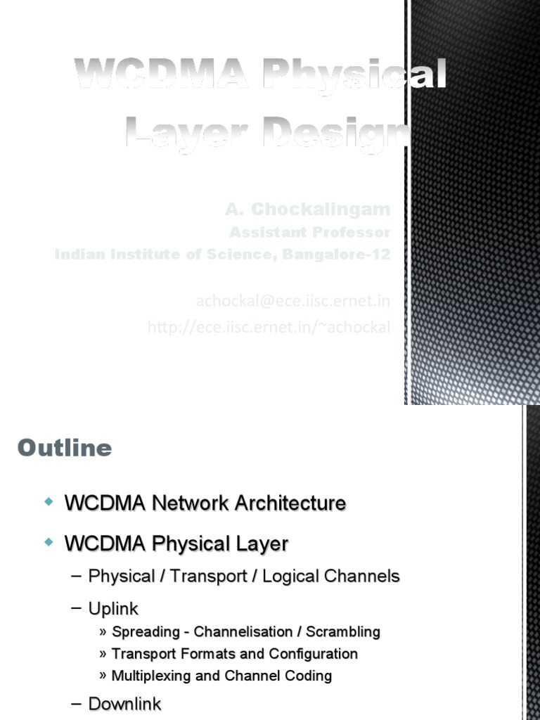 WCDMA Network Architecture Overview | PDF | 3 G | Communication