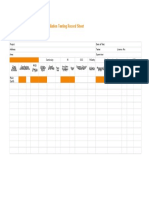 Appendix 10 Electrical Installation Testing Record Sheet