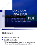 LAND LAW II (Jual Janji-July 10)