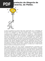 Estudo Do Significado Filosófico Da Alegoria Da Caverna