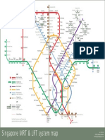 Singapore MRT & LRT System Map: Under Construction