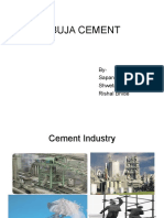 Ambuja cement value chain analysis 