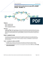 7.2.2.4 Packet Tracer - Comparing RIP and EIGRP Path Selection Instrucciones