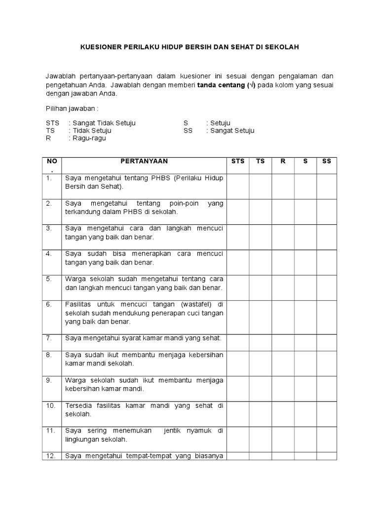 ❤ Contoh jurnal penerapan penggunaan data kuesioner