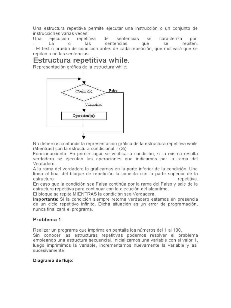 Estructuras Repetitivas en Java | PDF | Programa de computadora ...