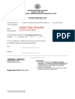 Internship Application Form