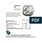 Calculando El Impuesto Renta Al Trabajo