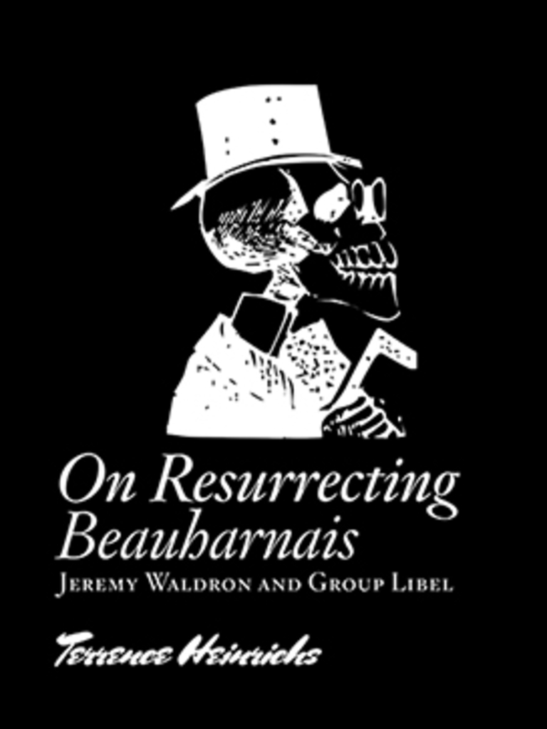 On Resurrecting Beauharnais: Jeremy Waldron and Group Libel, By ...