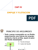 Cap IV Empuje y Flotacion