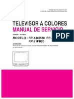 Lg Rp-14cb20, Rp-20cb20a, Rp-21fb20 Chassis Sc-023a Service Manual Spanish