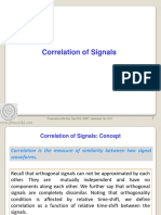 Correlation of Signals Concept