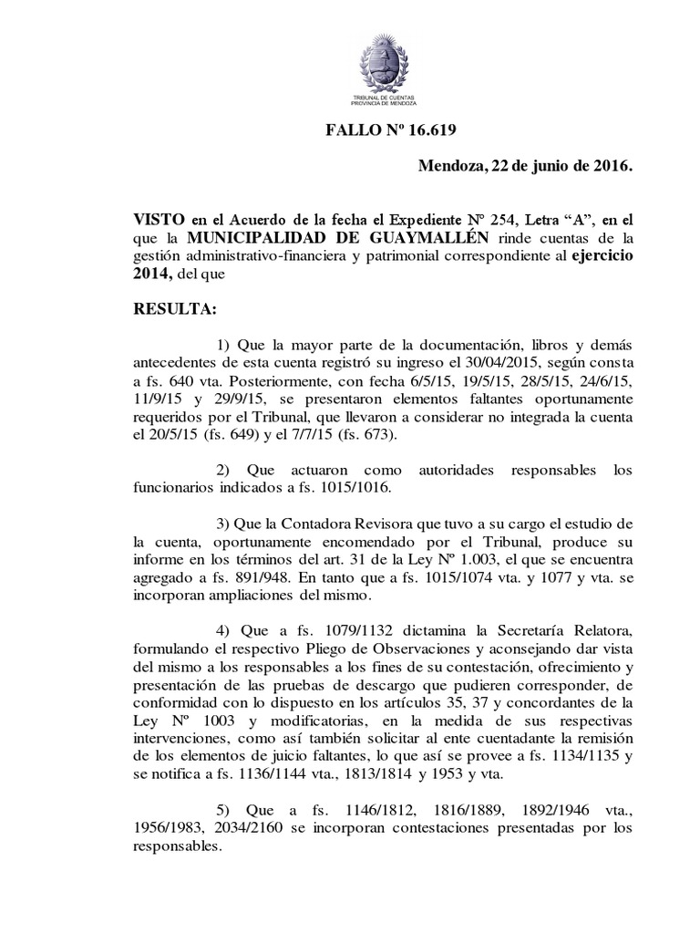 Informe del Tribunal de Cuentas 2014 | PDF | Contabilidad | Evidencia (ley)