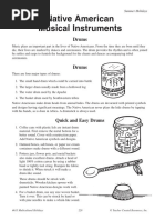 native american musical instruments lesson