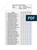 Registro de Notas 5a Razonamiento Matemático.