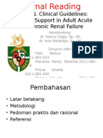 Panduan Klinis Nutrisi Enteral Dan Parenteral Pada Pasien Gagal Ginjal Akut Dan Kronis Journal Reading Dr Nanny Djaja Sp GK1