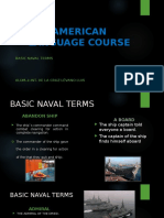American Language Course: Basic Naval Terms