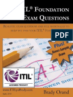 100 ITIL Foundation Exam Questions - ITILyaBrady