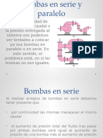 Bombas en Serie y Paralelo