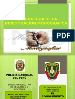 Diapositvas Metodologia de La Investigacion Monografica Con Efectos