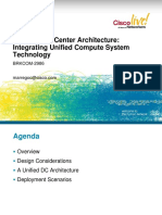 Unified Data Center Architecture Integrating of Unified Computing System Technology