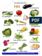 Vocabulario Verduras