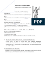 Causales de Improcedencia en La Acción de Amparo