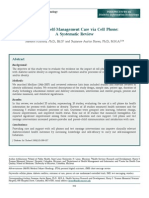 Diabetes Self-Management Care Via Cell Phone: A Systematic Review