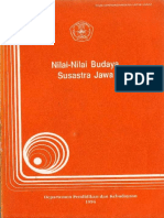 Nilai-Nilai Budaya Susastra Jawa