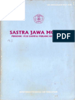 Sastra Jawa Modern 1920 - Perang Kemerdekaan