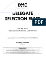 DNC Rules and Bylaws Committee Draft Report