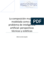 La Composición Musical Modelada Como Problema de Inteligencia Artificial