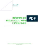 Prueba de Paternidad