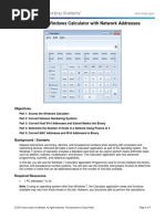 7.1.2.8 Lab - Using the Windows Calculator With Network Addresses