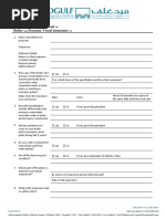 Boiler & Pressure Vessel Proposal Form - EnGLISH