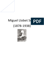 Miguel Llobet Solés biografía músico español