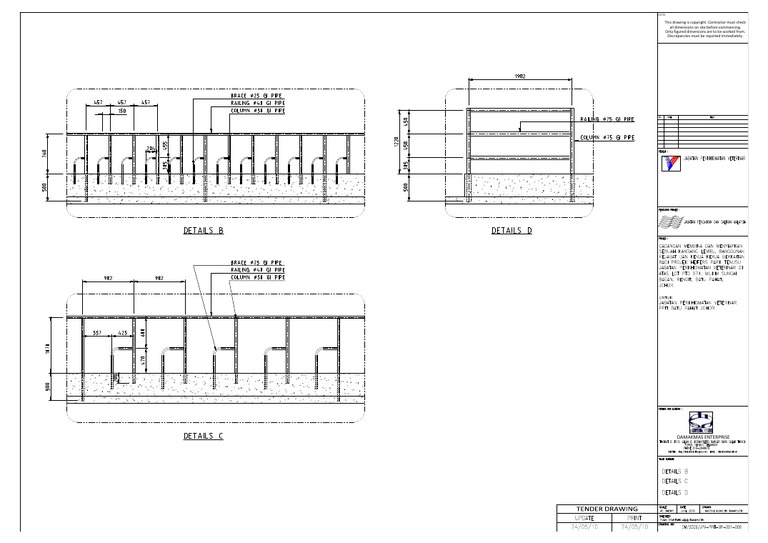 Contractor Drawing Guidelines and Notes | PDF