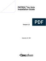 Patrol Unix Installation Guide PDF